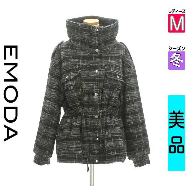 【5/8 値下げ】 エモダ EMODA ブルゾン スタジャン レディース M 中古 古着 3980円以上送料無料 あす楽対応