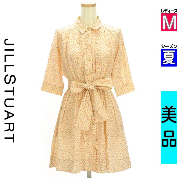 【5/8 値下げ】 ジルスチュアート JILLSTUART 半袖 ワンピース チュニック レディース M 中古 古着 3980円以上送料無料 あす楽対応