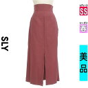 \超得★20%OFFクーポンで756円/ スライ SLY ロングスカート マキシスカート レディース 春 ピンク SS ストレッチハイウエストスカート 【中古】...
