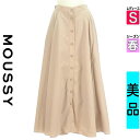 \超得★20%OFFクーポンで1144円/ マウジー MOUSSY ロングスカート マキシスカート レディース 春 ピンク S フロントボタンロングフレアスカー...
