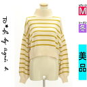\超得★20%OFFクーポンで1144円/ トゥービーバイアニエスベー To b. by agnes b. ニット レディース 冬 長袖 アイボリー M ボリュ...