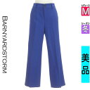 \激得★30%OFFクーポンで2310円/ バンヤードストーム BARNYARDSTORM パンツ レディース 冬 ブルー M セミワイドストレートカラーパンツ...