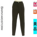 【5/8値下げ】【中古】【古着】 バンヤードストーム BARNYARDSTORM パンツ パンツ ベロア風テーパードパンツ 秋物 秋冬 春秋 ブラック