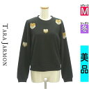 \週末限定★15%OFFクーポンで1215円/ タラジャーモン TARA JARMON スウェット パーカー レディース 冬 長袖 ブラック M 裏起毛ハートビ...