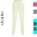 【5/8値下げ】【中古】【古着】 インディヴィ INDIVI パンツ パンツ センタープレステーパード白パンツ オールシーズン ホワイト