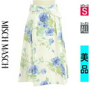 【5/8値下げ】【中古】【古着】 ミッシュマッシュ MISCH MASCH ロングスカート マキシスカート スカート フラワータックフレアスカート オールシーズン ホワイト
