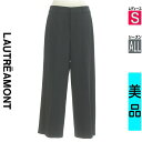 【5/8値下げ】【中古】【古着】 ロートレアモン LAUTREAMONT パンツ パンツ クロップド丈セミワイドパンツ オールシーズン 紺色/ネイビー