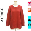 \超得★20%OFFクーポンで924円/ ジョルジュレッシュ GEORGES RECH ニット レディース 秋 長袖 レッド M ラグランスリーブニットトップス...