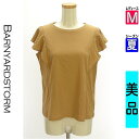 【5/8値下げ】【中古】【古着】 バンヤードストーム BARNYARDSTORM カットソー プルオーバー トップス フリル袖カットソー 夏物 春夏 ベージュ