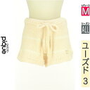 【5/8値下げ】【中古】【古着】 ジェラートピケ gelato pique ショートパンツ ハーフパンツ パンツ ふわモコボーダーショートパンツ オールシーズン ピンク