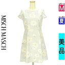 【5/8値下げ】【中古】【古着】 ミッシュマッシュ MISCH MASCH ワンピース チュニック ワンピース 花柄膝上ワンピース 夏物 春夏 水色/ライトブルー