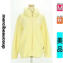 \週末限定★15%OFFクーポンで589円/ メルシーボークー mercibeaucoup スウェット パーカー レディース 秋 長袖 イエロー M ボリューム...
