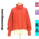 \週末限定★20%OFFクーポン/ メルシーボークー mercibeaucoup ブルゾン スタジャン レディース 冬 レッド M オーバーサイズ中綿ブルゾン 【中古】【古着】【大幅値下】