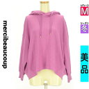 \週末限定★15%OFFクーポンで710円/ メルシーボークー mercibeaucoup スウェット パーカー レディース 冬 長袖 パープル M ワイドリブ...