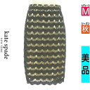 【5/8値下げ】【中古】【古着】 ケイトスペード ニューヨーク kate spade new york スカート スカート 透かし編みレースサテン膝丈スカート 秋物 秋冬 春秋 ブラック