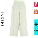 【5/8値下げ】【中古】【古着】 インディヴィ INDIVI パンツ パンツ クロップドワイドパンツ 秋物 秋冬 春秋 グレー