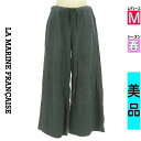 【5/8値下げ】【中古】【古着】 マリンフランセーズ LA MARINE FRANCAISE パンツ パンツ ワイドパンツ 春物 春秋 春夏 紺色/ネイビー