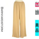【5/8値下げ】【中古】【古着】 バンヤードストーム BARNYARDSTORM パンツ パンツ ウエストゴム微光沢ワイドパンツ オールシーズン ベージュ