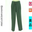 【5/8値下げ】【中古】【古着】 バンヤードストーム BARNYARDSTORM パンツ パンツ ベルト付きセミワイドテーパードパンツ 秋物 秋冬 春秋 グリーン