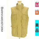 【5/8値下げ】【中古】【古着】 バンヤードストーム BARNYARDSTORM ベスト ジレ カーディガン ミリタリーベスト 秋物 秋冬 春秋 ベージュ