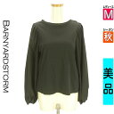 【5/8値下げ】【中古】【古着】 バンヤードストーム BARNYARDSTORM カットソー プルオーバー トップス ボリューム袖カットソー 秋物 秋冬 春秋 ブラック