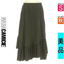 【5/8値下げ】【中古】【古着】 ナラカミーチェ NARA CAMICIE ロングスカート マキシスカート スカート アシメプリーツスカート 秋物 秋冬 春秋 ブラック