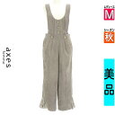 \超得★20%OFFクーポンで1232円/ アクシーズファム axes femme オーバーオール サロペット レディース 秋 パープル M 裾フリルコーデュロ...
