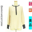 【5/8値下げ】【中古】【古着】 バンヤードストーム BARNYARDSTORM カットソー プルオーバー トップス 前後着バイカラーカットソー 秋物 秋冬 春秋 アイボリー