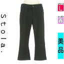 【5/8値下げ】【中古】【古着】 ストラ Stola. パンツ パンツ 迷彩柄クロップドパンツ 春物 春秋 春夏 ブラック