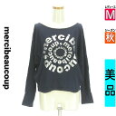 \週末限定★15%OFFクーポンで411円/ メルシーボークー mercibeaucoup カットソー プルオーバー レディース 秋 長袖 紺色/ネイビー M ...