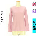 【5/8値下げ】【中古】【古着】 インディヴィ INDIVI ニット トップス 薄手ウールニットトップス 冬物 冬 秋冬 紺色/ネイビー