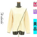 \週末限定★15%OFFクーポンで374円/ テチチ Te chichi ニット レディース 冬 長袖 ベージュ M ステッチニットトップス 【中古】【古着】【...