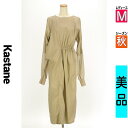 カスタネ Kastane コート レディース 秋 ベージュ M アシンメトリードロストロングコート 【中古】【古着】【大幅値下】