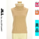 【4/15値下げ】【中古】【古着】 ジルバイジルスチュアート JILL by JILLSTUART ニット トップス バックレースアップタートルネックニット 秋物 秋冬 春秋 ベージュ
