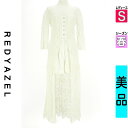 \超得★20%OFFクーポンで2024円/ レディアゼル REDYAZEL コンビネゾン オールインワン レディース 春 ホワイト S ロングレースカーデ風コン...