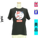 【4/15値下げ】【中古】【古着】 エックスガール X-girl Tシャツ トップス カープコラボプリントTシャツ 夏物 春夏 ブラック