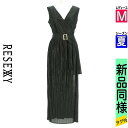 【4/15値下げ】【中古】【古着】 リゼクシー RESEXXY コンビネゾン オールインワン パンツ ベルト付きカシュクールコンビネゾン 夏物 春夏 ブラック