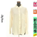 【4/15値下げ】【中古】【古着】 リリーブラウン Lily Brown ブラウス シャツ ラメストライプシアーブラウス 秋物 秋冬 春秋 アイボリー