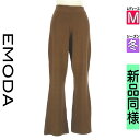 【4/15値下げ】【中古】【古着】 エモダ EMODA パンツ パンツ ハイウエストリブニットパンツ 冬物 冬 秋冬 ブラウン