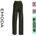 【4/15値下げ】【中古】【古着】 エモダ EMODA パンツ パンツ 光沢プリーツセミワイドパンツ オールシーズン ブラック