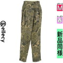 \週末限定★3000円OFFクーポン配布中/ アンドエルシー &ellecy パンツ レディース 春 ブラック M 和柄サテンテーパードパンツ 【中古】【古着】...