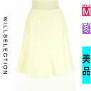 【4/15値下げ】【中古】【古着】 ウィルセレクション WILLSELECTION スカート スカート 千鳥格子織地膝上スカート 冬物 冬 秋冬 アイボリー
