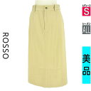【4/15値下げ】【中古】【古着】 ロッソ ROSSO ロングスカート マキシスカート スカート ミモレ丈チノスカート オールシーズン ベージュ