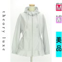 \超得★20%OFFクーポンで19624円/ セオリーリュクス theory luxe ジャケット レディース 春 水色/ライトブルー M 裾フリルドロストマウ...