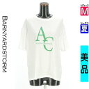 【4/23値下げ】【中古】【古着】 バンヤードストーム BARNYARDSTORM Tシャツ トップス フロントロゴ白Tシャツ 夏物 春夏 ホワイト