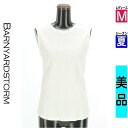 【4/23値下げ】【中古】【古着】 バンヤードストーム BARNYARDSTORM カットソー プルオーバー トップス ノースリリブカットソー 夏物 春夏 ホワイト