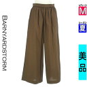 【4/23値下げ】【中古】【古着】 バンヤードストーム BARNYARDSTORM パンツ パンツ ウエストゴムコットンワイドパンツ 夏物 春夏 ブラウン