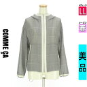 \超得★20%OFFクーポンで16896円/ コムサ COMME CA ブルゾン スタジャン レディース 春 グレー LL グレンチェックシアーブルゾン 【中古...