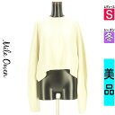 【4/23値下げ】【中古】【古着】 ミラオーウェン Mila Owen ニット トップス バックファスナーワイドニットトップス 冬物 冬 秋冬 アイボリー