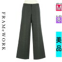 フレームワーク FRAMeWORK ショートパンツ ハーフパンツ レディース 冬 グレー M ウールワイドパンツ 【中古】【古着】【大幅値下】